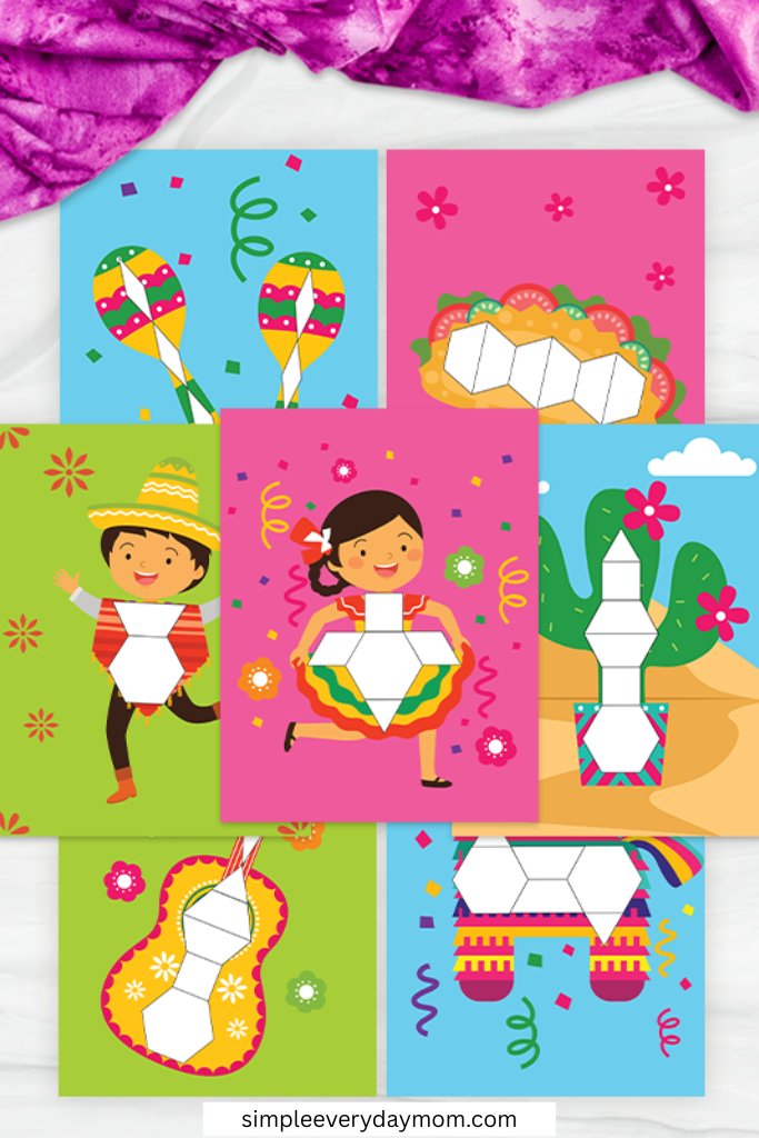 Cinco de Mayo Pattern Block Mats