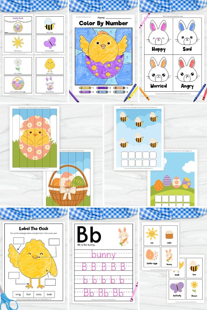 Easter Themed Printables For Prek & Kindergarten