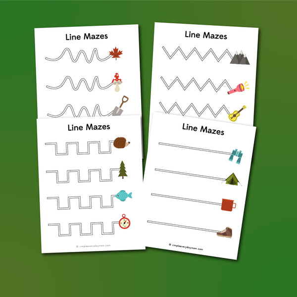 camping line mazes