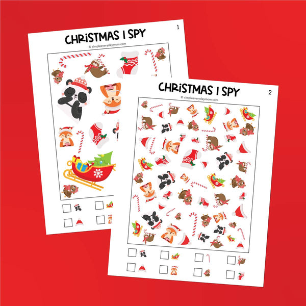 Christmas I Spy Printables