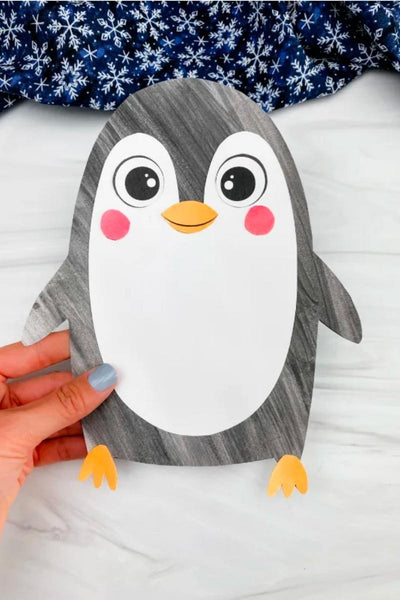 printable penguin craft
