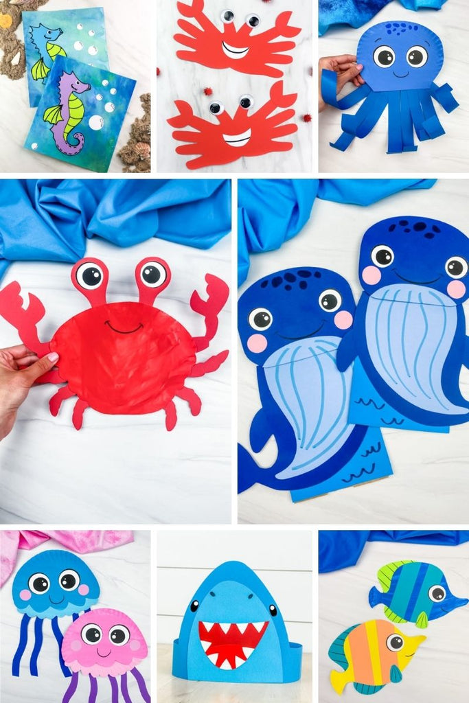 Ocean Crafts + Templates