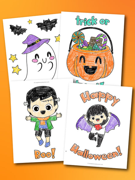 Halloween Printables For Kids Bundle