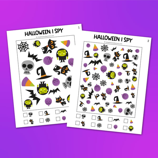 halloween i spy printables