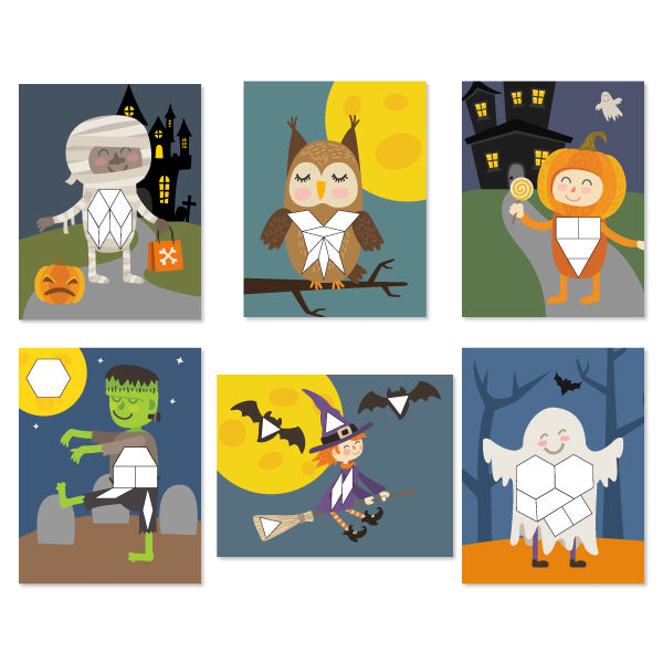 Halloween Pattern Block Mats