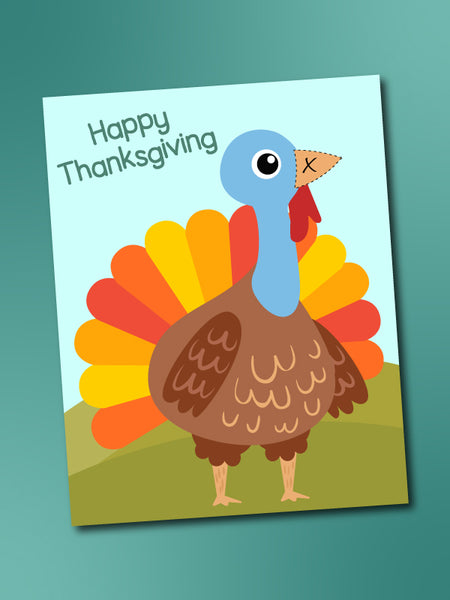 Pin The Beak on the Turkey Game