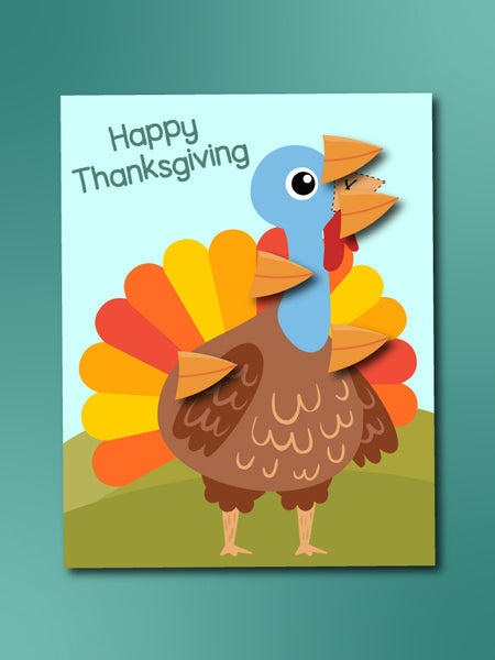 Pin The Beak on the Turkey Game
