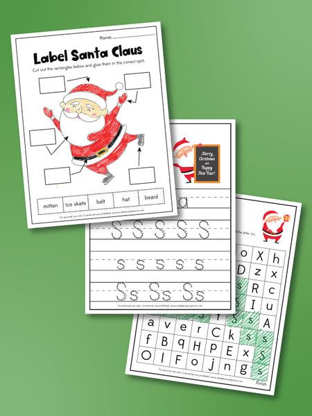 Santa Activities For Kids