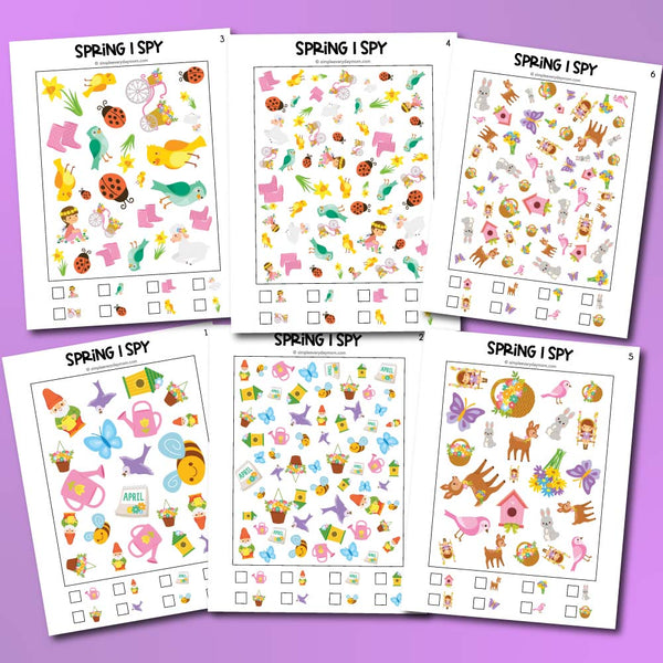 Spring I Spy Printables