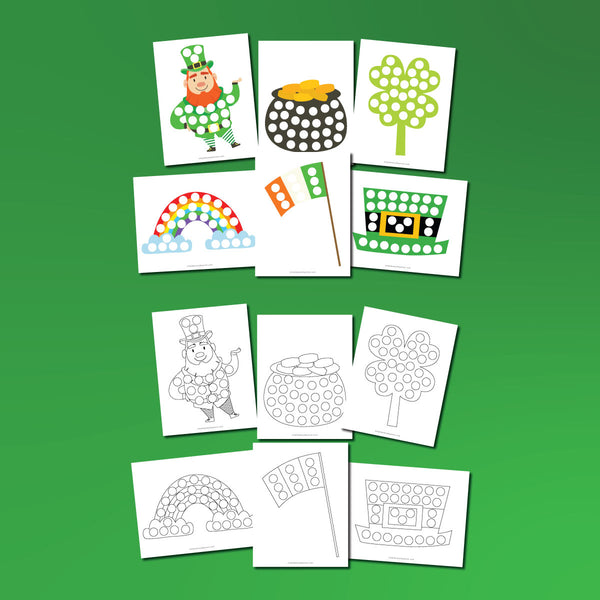St. Patrick's Day Do A Dot Printables