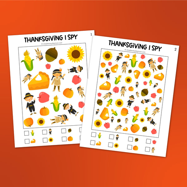 thanksgiving i spy printables