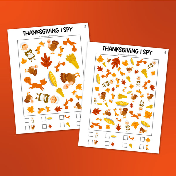 thanksgiving i spy printables