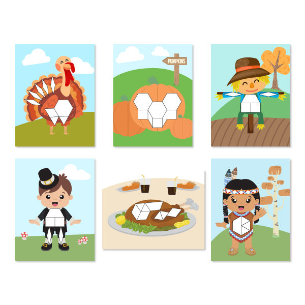 Thanksgiving Tangram Mats