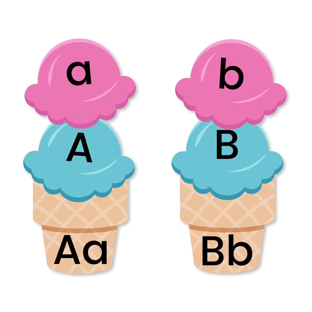 Ice Cream Letter Recognition Game