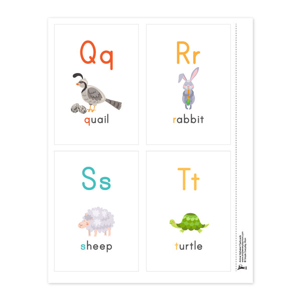 abc flashcards printable