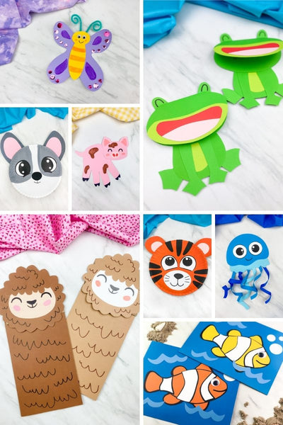 animal craft collage
