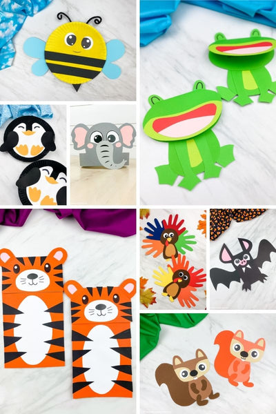 animal craft collage