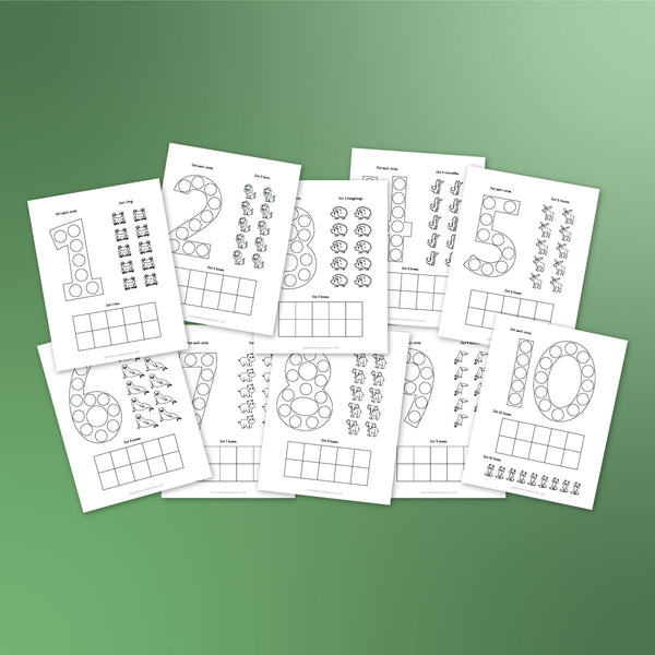 Animal Do A Dot Worksheets