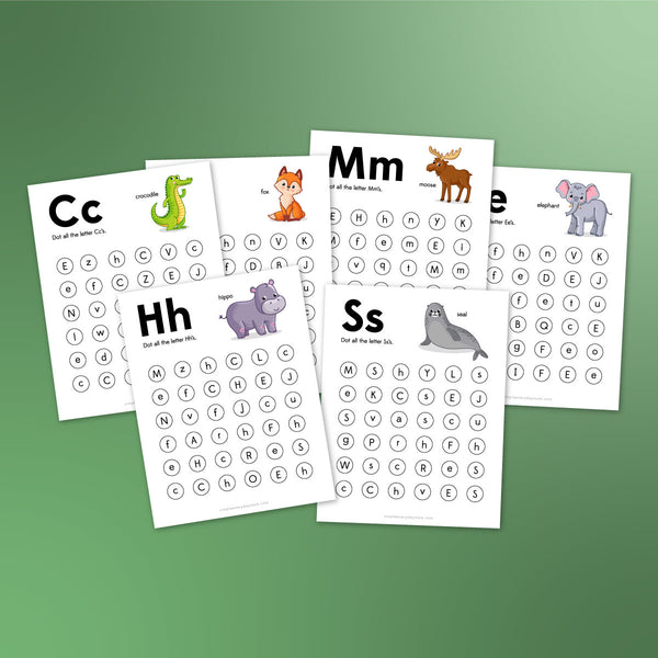 Animal Do A Dot Worksheets