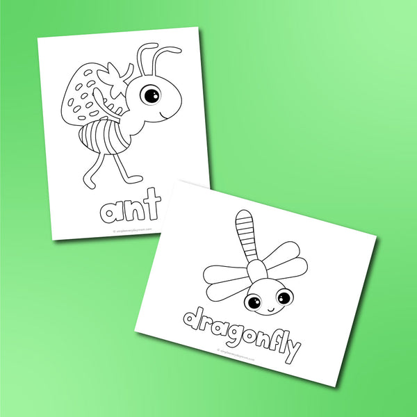 Insect Coloring Pages For Kids