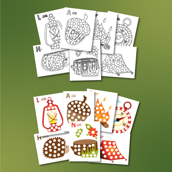 Camping Do A Dot Printables