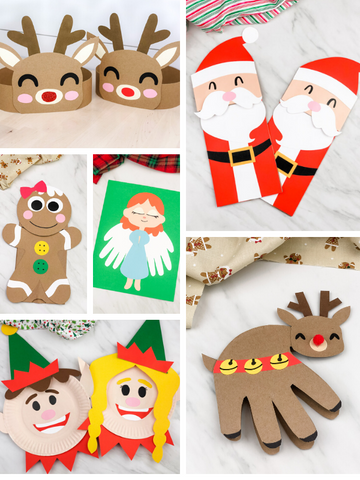 collection of christmas crafts for kids