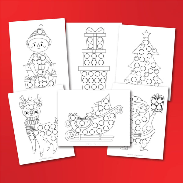 Christmas Do A Dot Printables