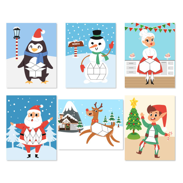 christmas pattern block mats
