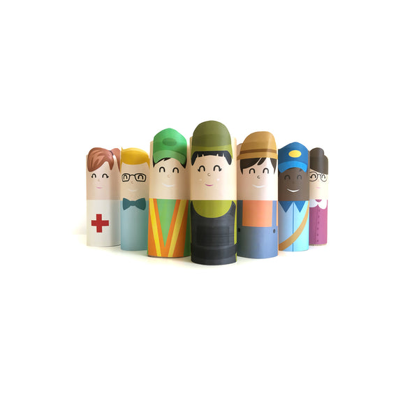 community helpers toilet roll craft
