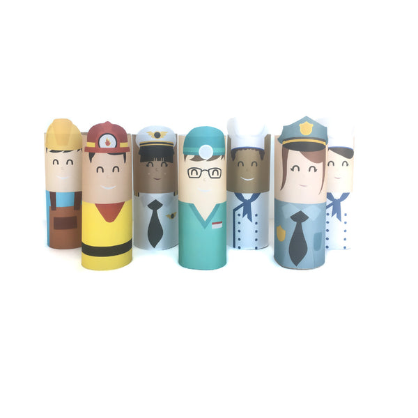 Toilet Roll Community Helpers Craft