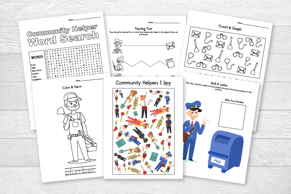 community helpers worksheet