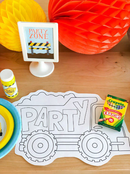 construction party decor