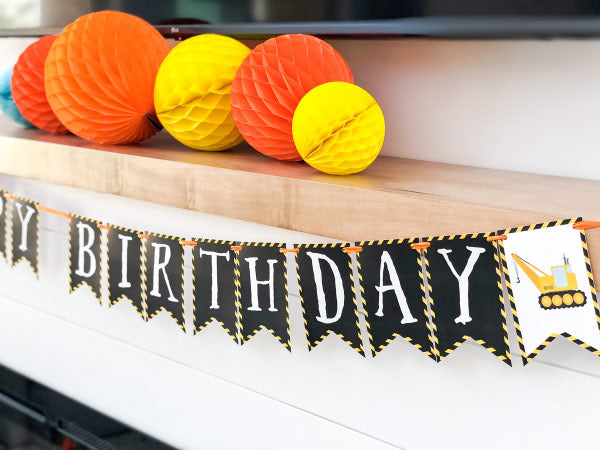 Construction Party Printable Set