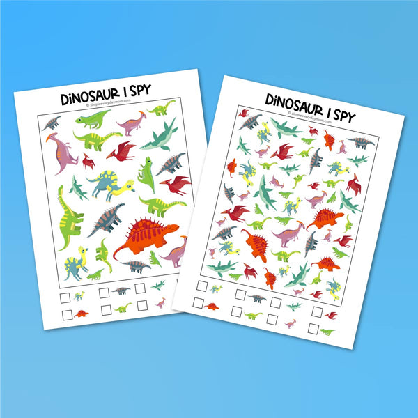 Dinosaur I Spy Printables
