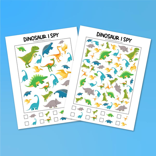 Dinosaur I Spy Printables