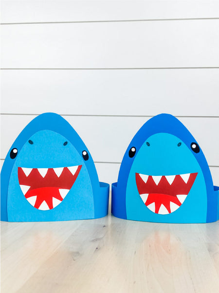 2 shark headband crafts