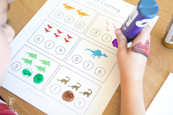 Dinosaur Do A Dot Printables Simple Everyday Mom