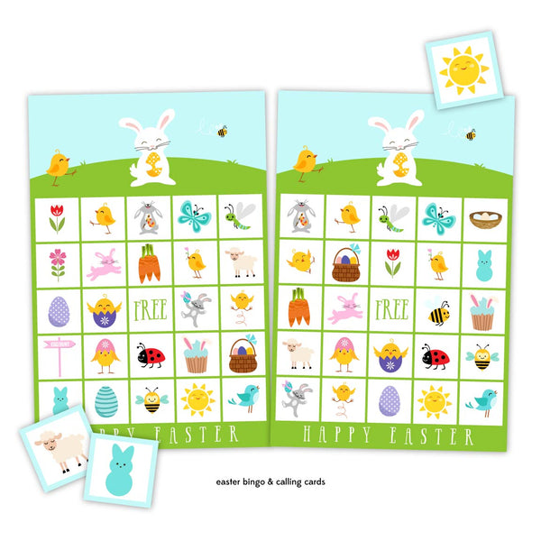 Easter bingo cards