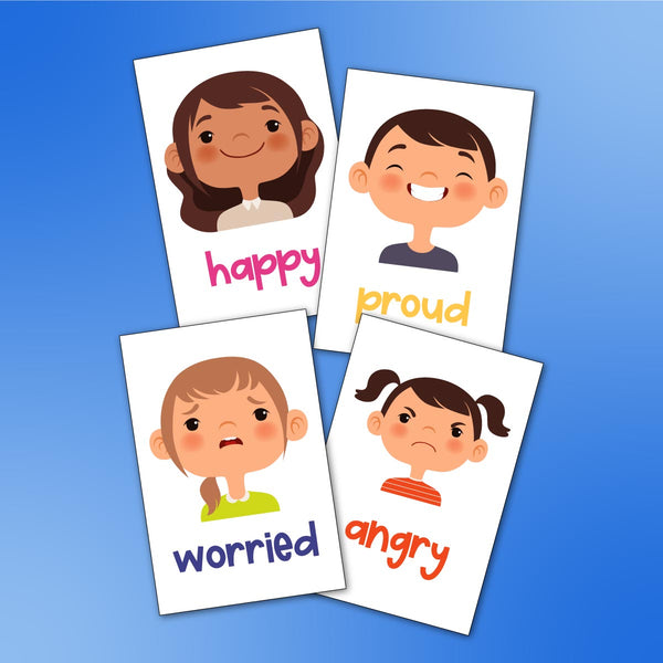 emotion flashcards for kids