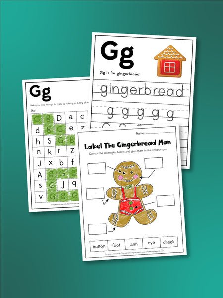 Gingerbread Man Activities For Kids