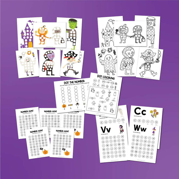 Halloween Printables For Kids Bundle