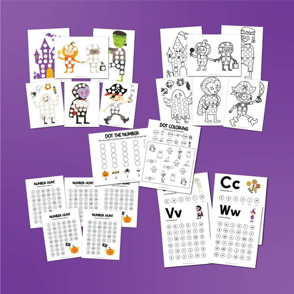 Halloween Do A Dot Printables