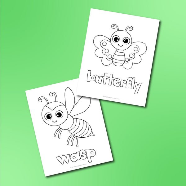 Insect Coloring Pages For Kids