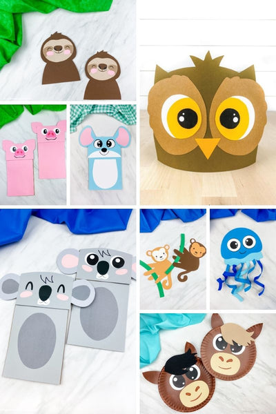 animal craft collage