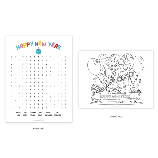 New Years Activities For Kids