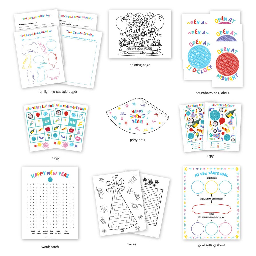 New Years Activities For Kids