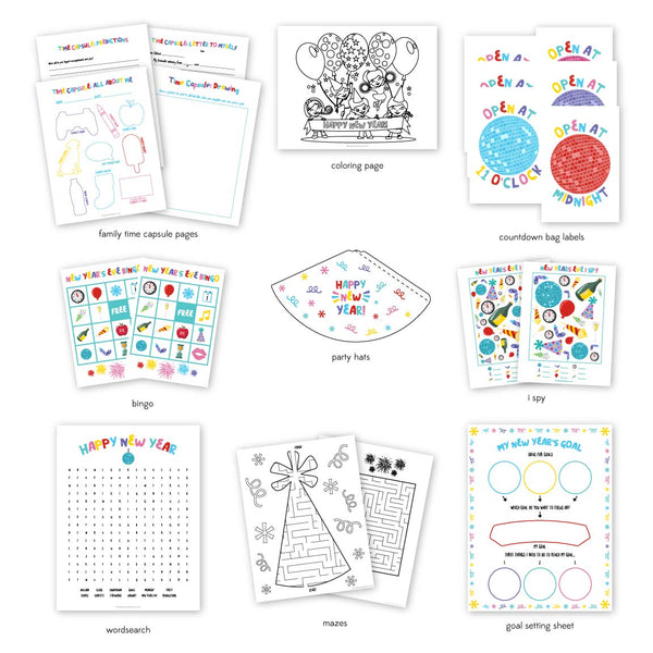 New Years Activities For Kids