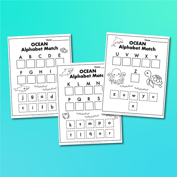 Ocean Animal Worksheets