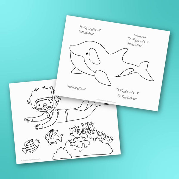 Ocean Coloring Pages For Kids