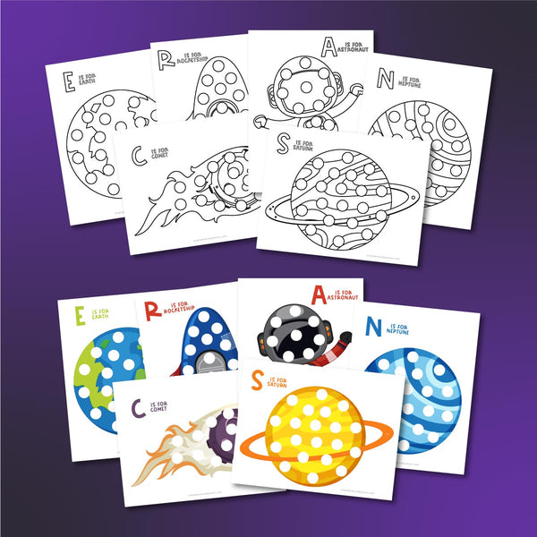 Space Do A Dot Printables